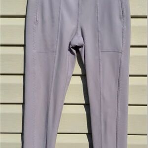 Free People Movement High Rise Ribbed Leggings Pockets Lavender Small